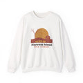 Harvest Moon Over Vermont Barn Crewneck Sweatshirt