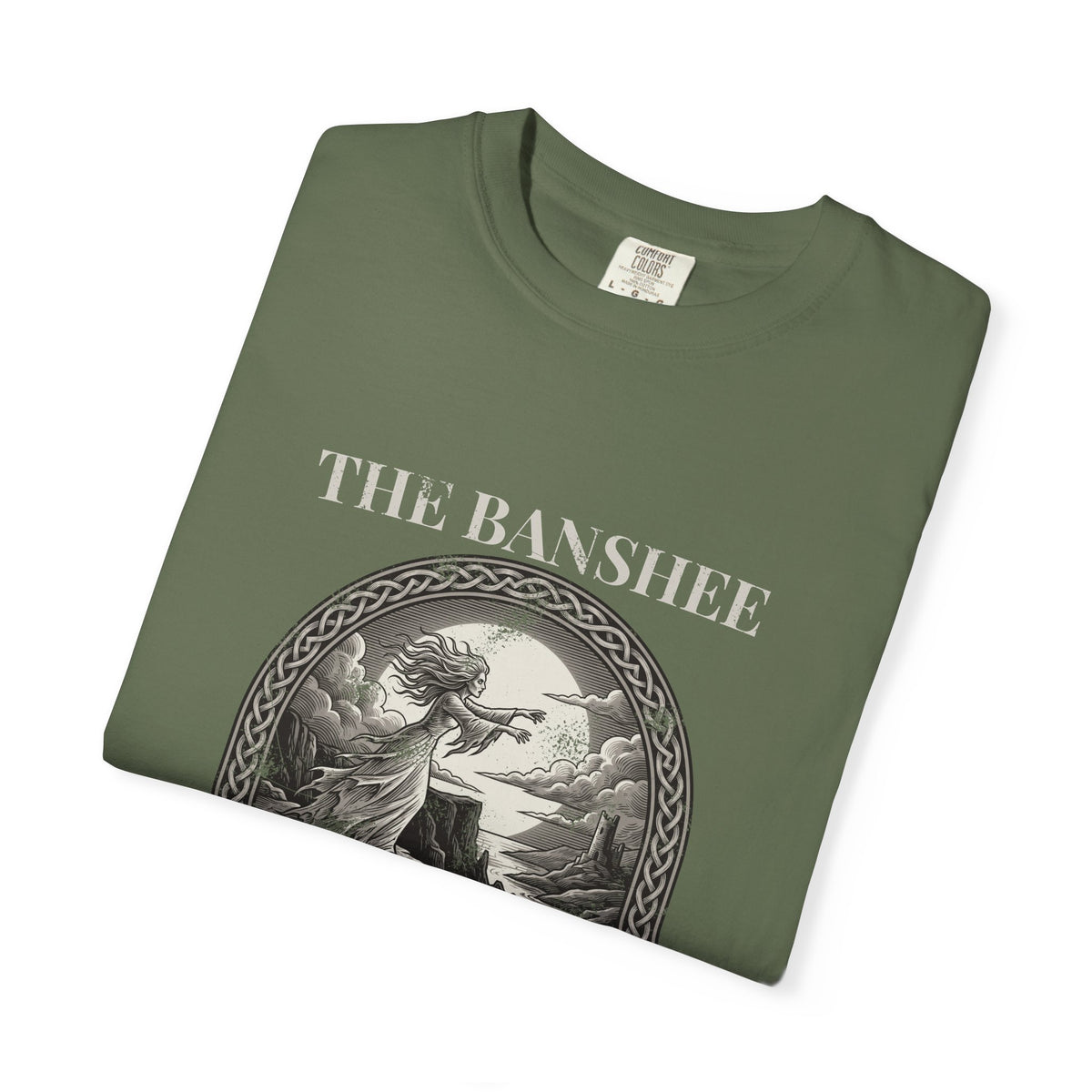 The Banshee Bean Sí Irish Folklore Engraving T-Shirt