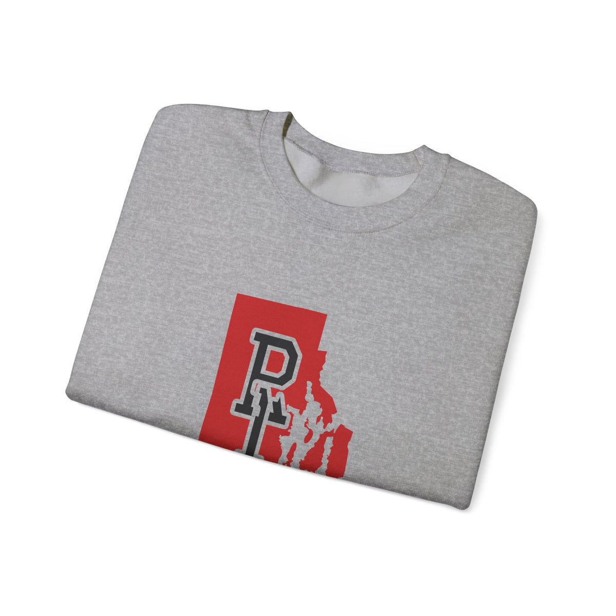 Rhode Island Varsity Monogram Map Crewneck Sweatshirt