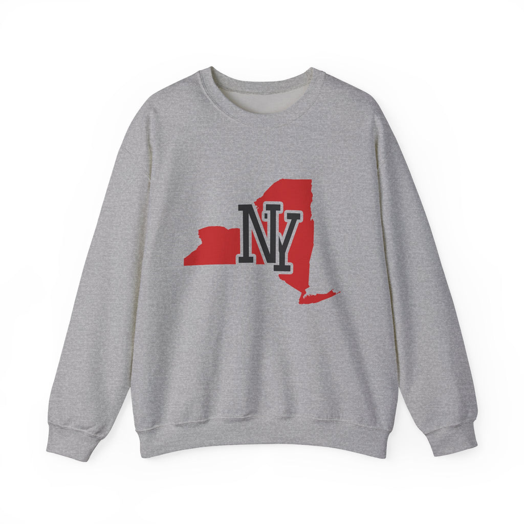 New York Varsity Monogram Map Crewneck Sweatshirt