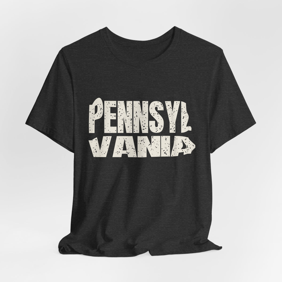 Pennsylvania Vintage Letters Map T-Shirt