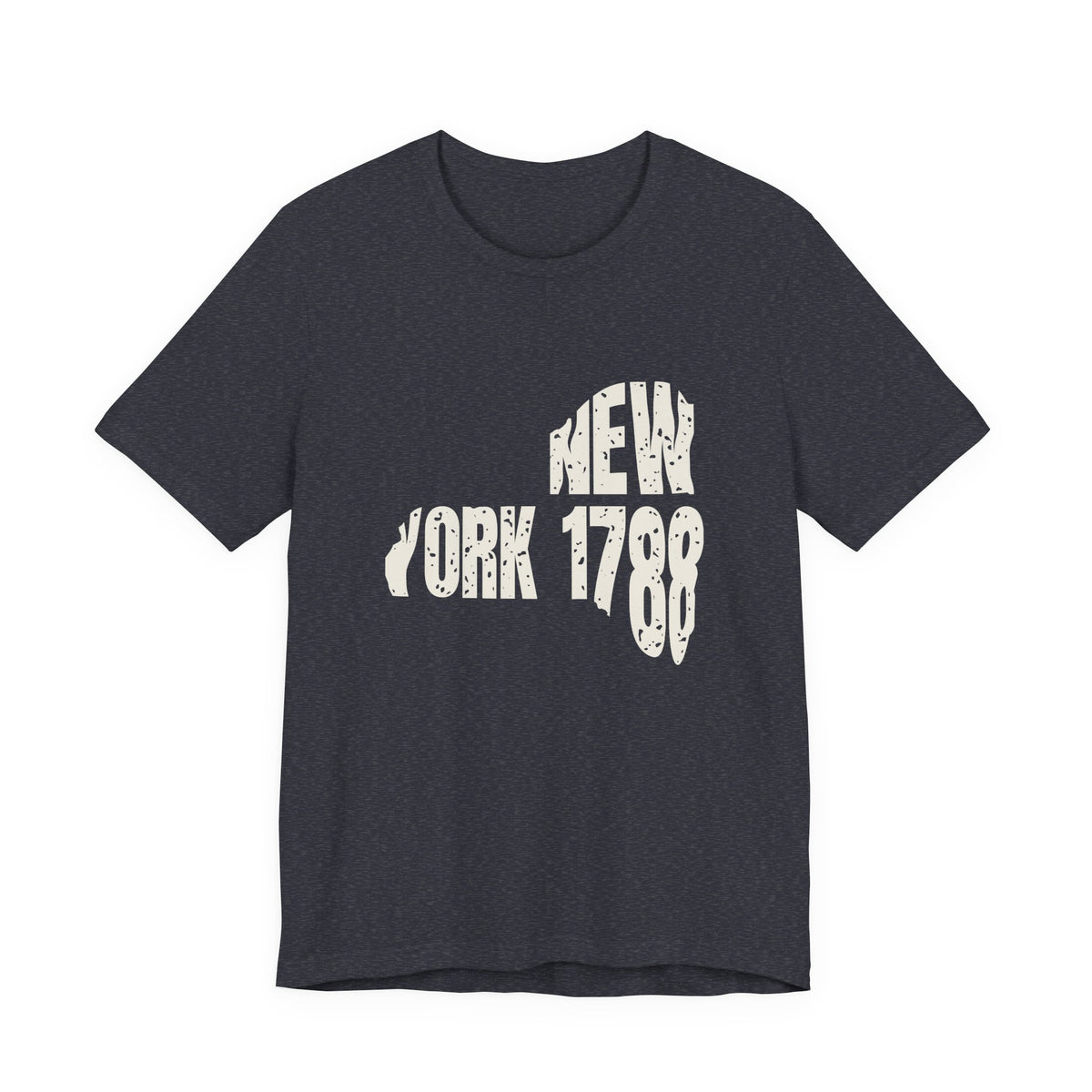 New York Vintage Letters Map T-Shirt