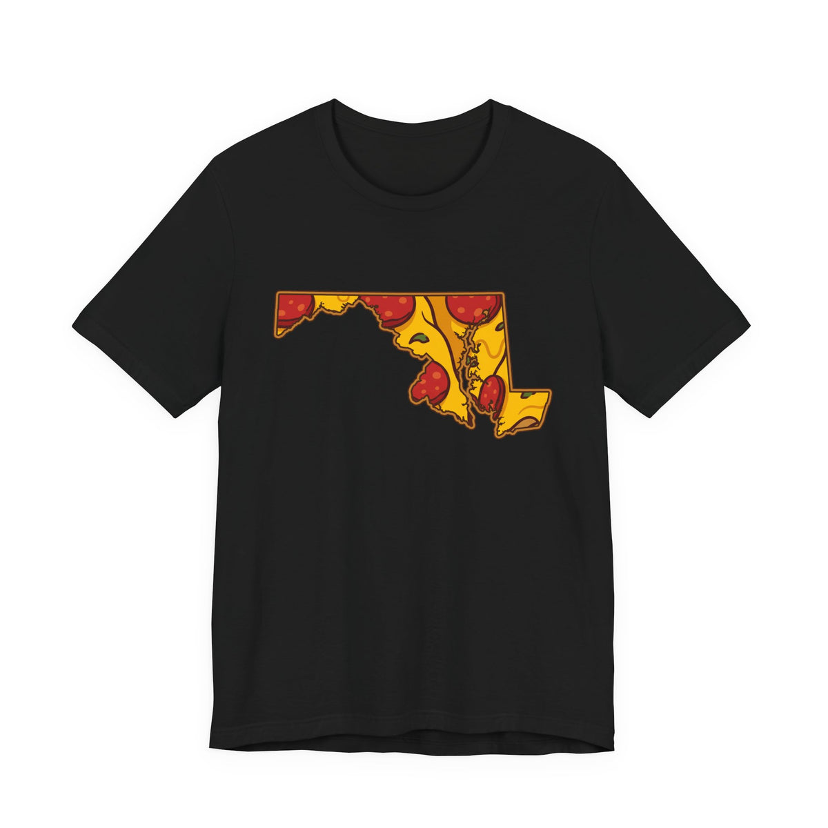 Maryland Pizza Map T-Shirt