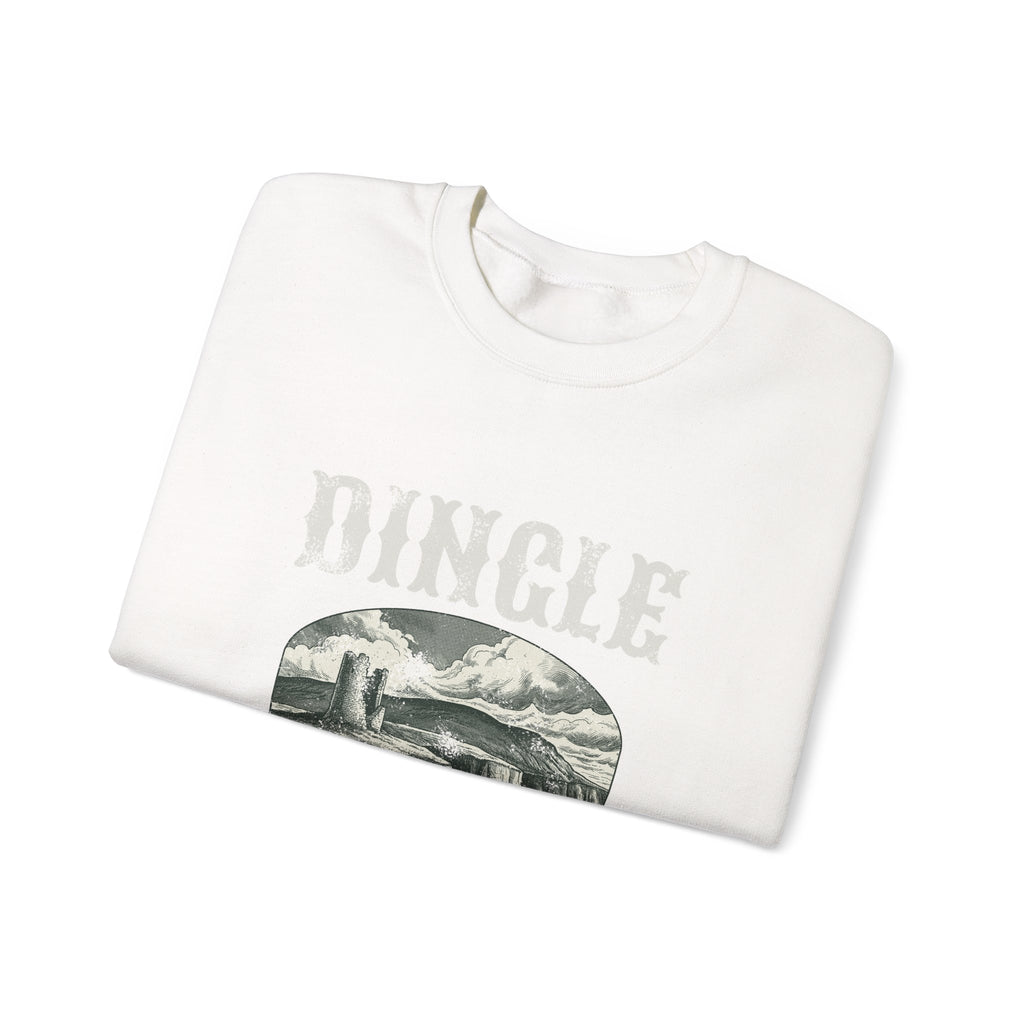 Dingle Ireland Est 1585 Vintage Mountain Landscape Crewneck Sweatshirt