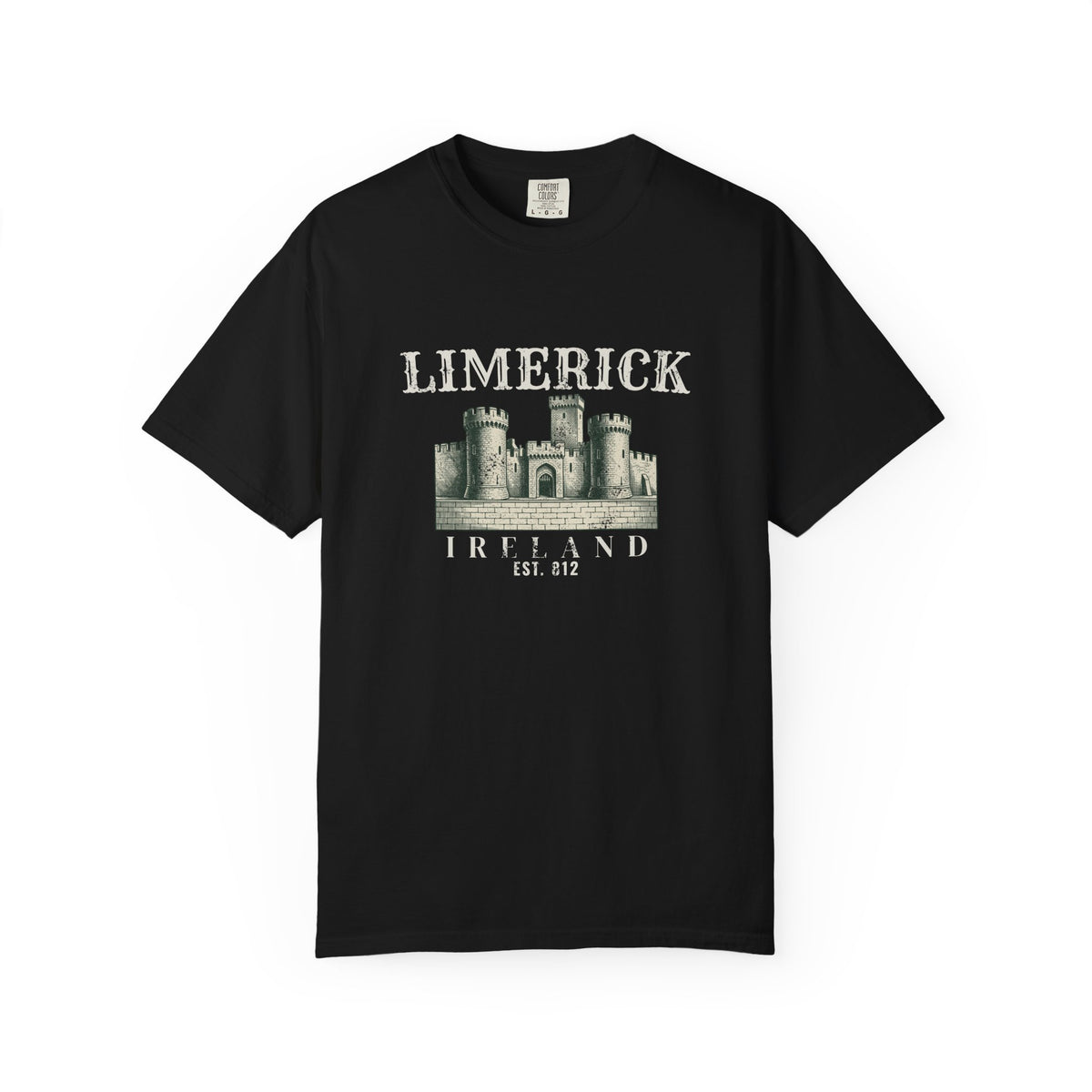 Limerick Ireland Est 812 Vintage Castle T-Shirt