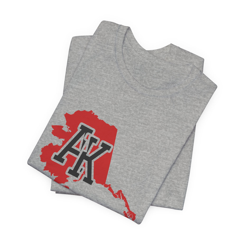 Alaska Varsity Monogram Map T-Shirt