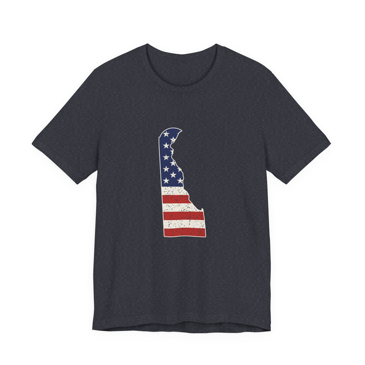 Delaware American Flag Map T-Shirt
