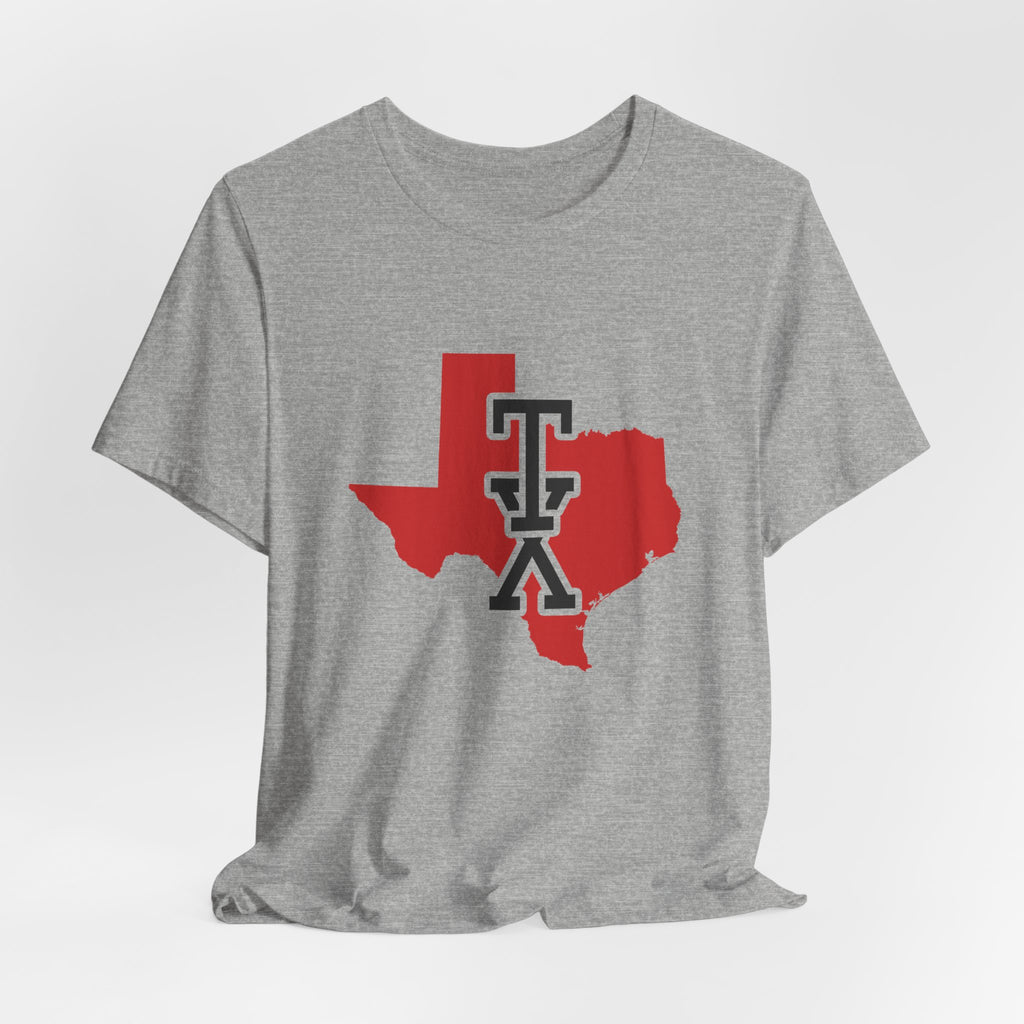 Texas Varsity Monogram Map T-Shirt