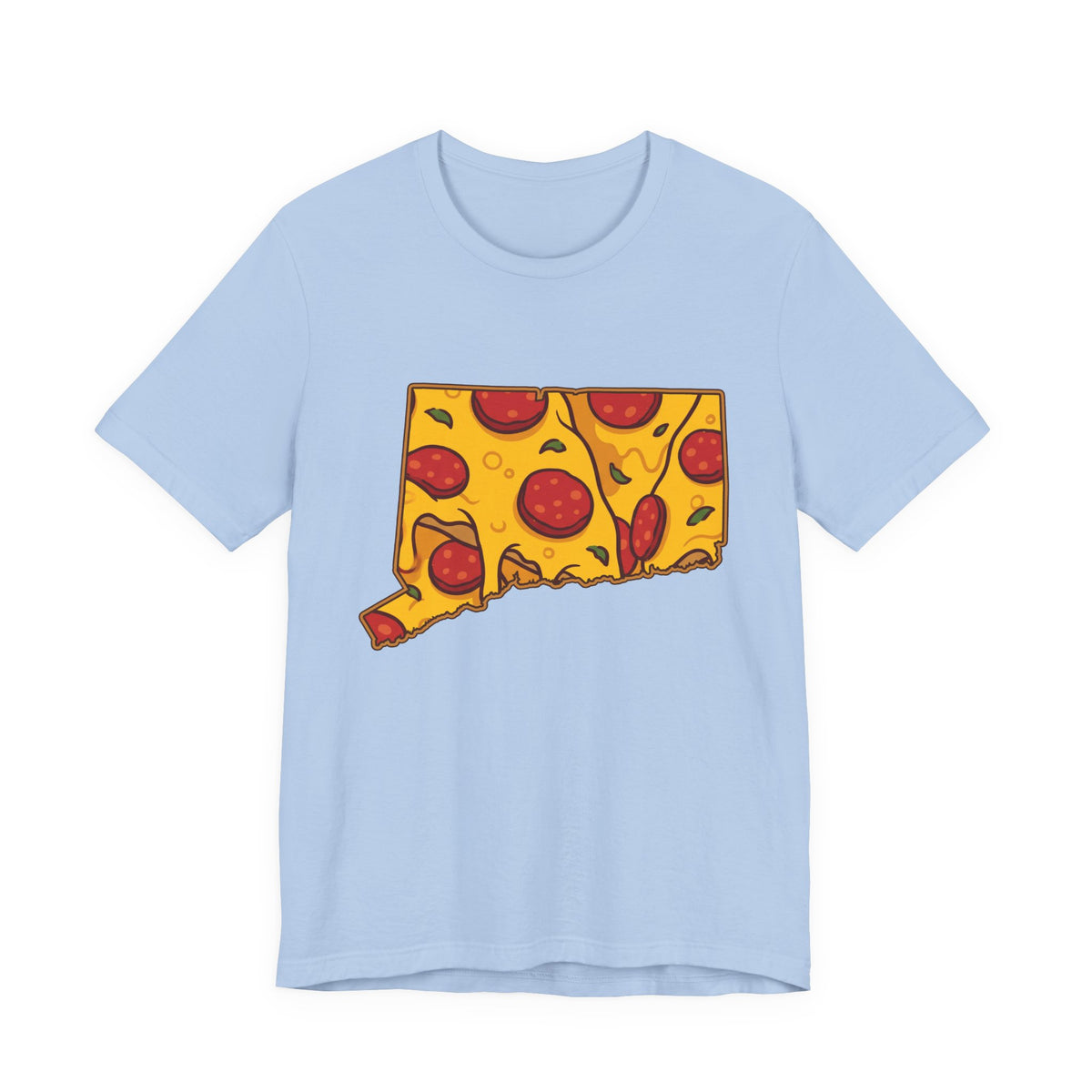 Connecticut Pizza Map T-Shirt