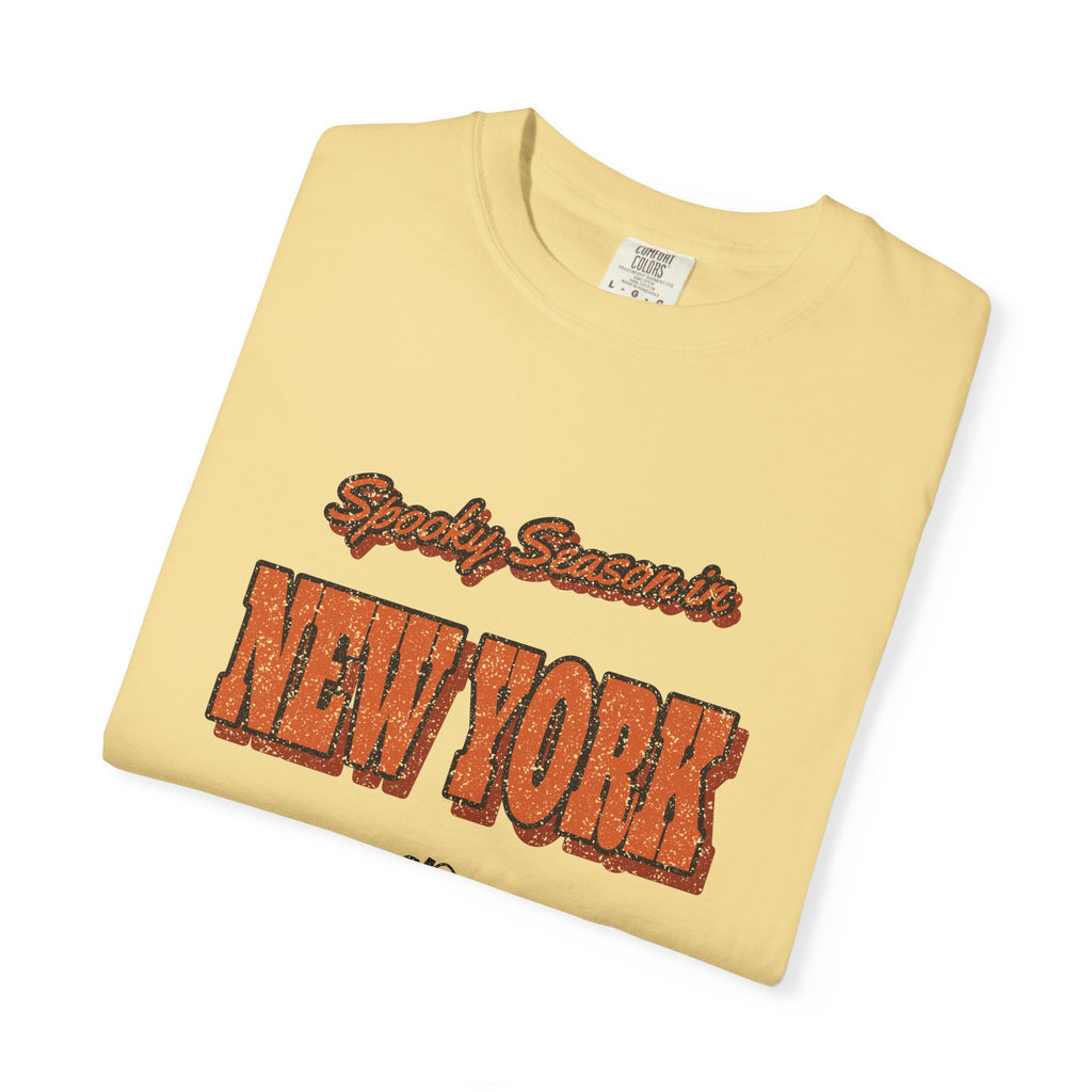 Spooky Season in New York Vintage Postcard T-Shirt