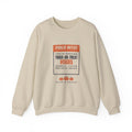 Saugatuck Michigan Trick-or-Treat Hours Notice Crewneck Sweatshirt