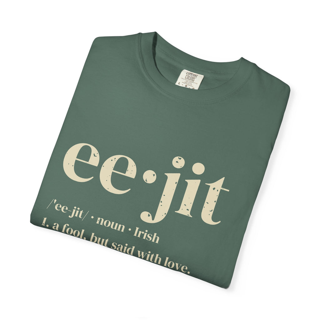 Eejit Irish Slang Dictionary Definition T-Shirt