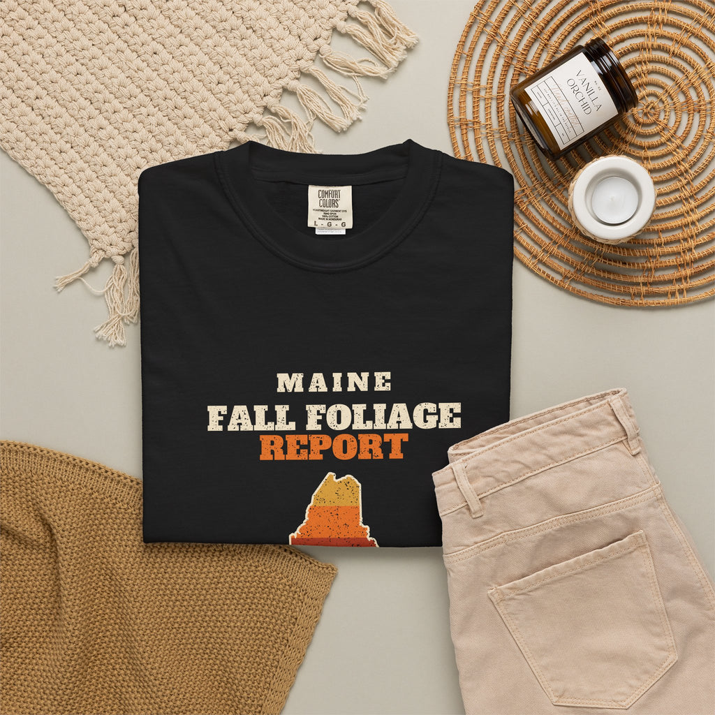 Maine Fall Foliage Report Map T-Shirt