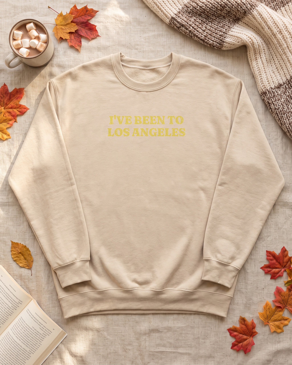 I've Been to Los Angeles Vintage Travel Souvenir Crewneck Sweatshirt (photo)
