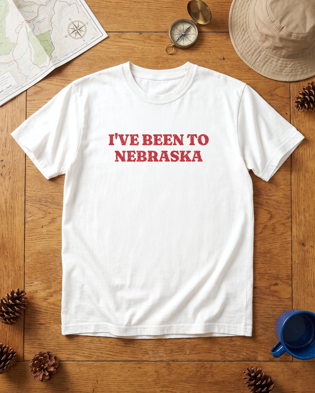 I've Been to Nebraska Vintage Travel Souvenir T-Shirt (photo)