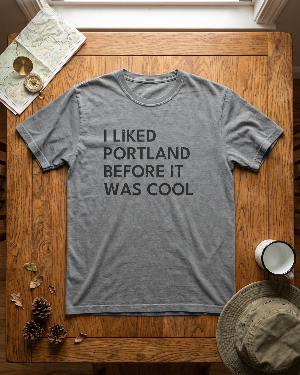 I Liked Portland Before It Was Cool Retro Hometown T-Shirt (photo)