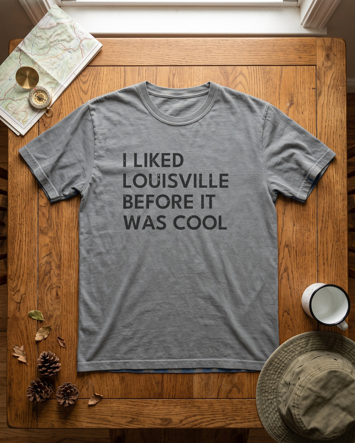 I Liked Louisville Before It Was Cool Retro Hometown T-Shirt (photo)