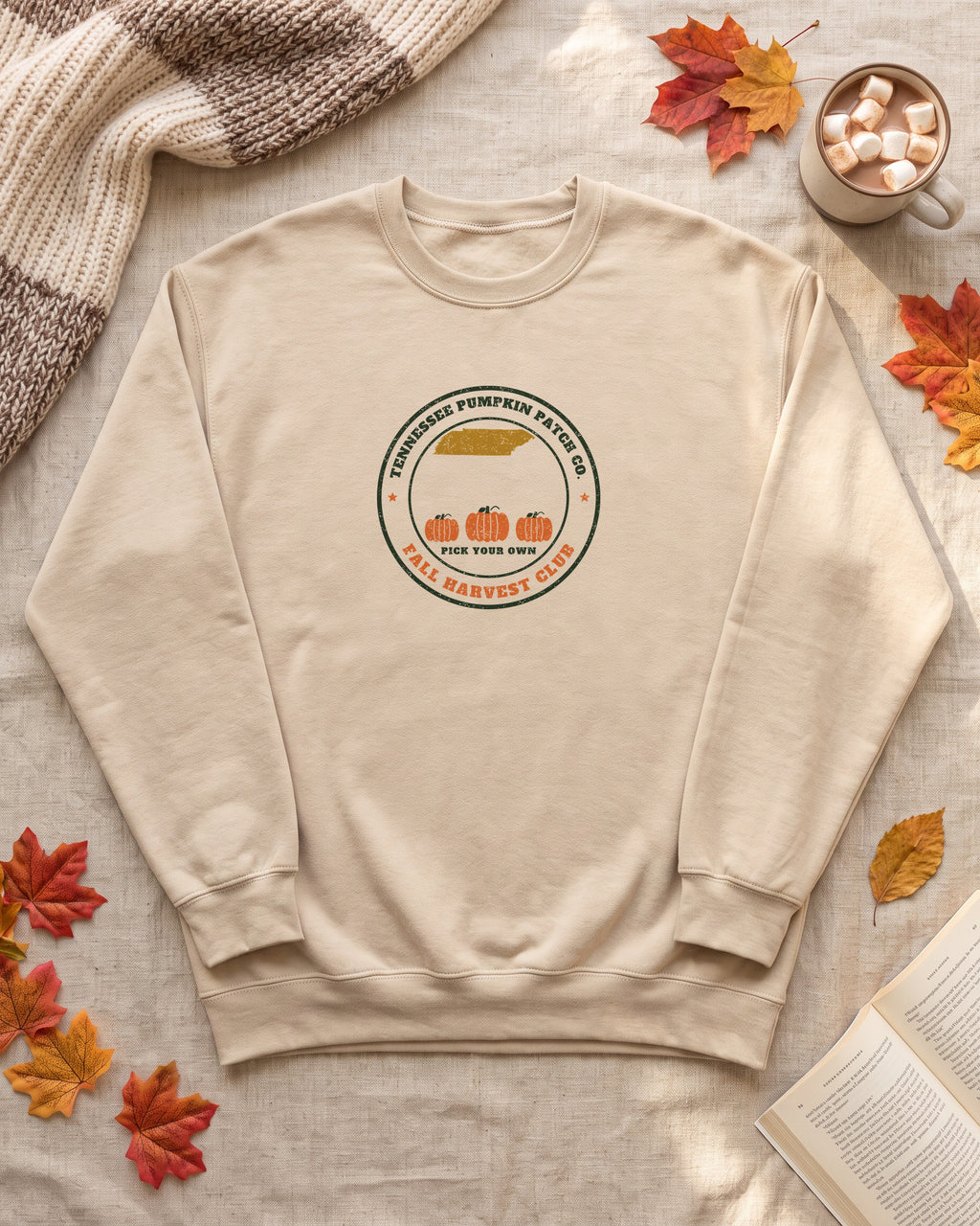 Tennessee Pumpkin Patch Co. Badge Crewneck Sweatshirt (photo)