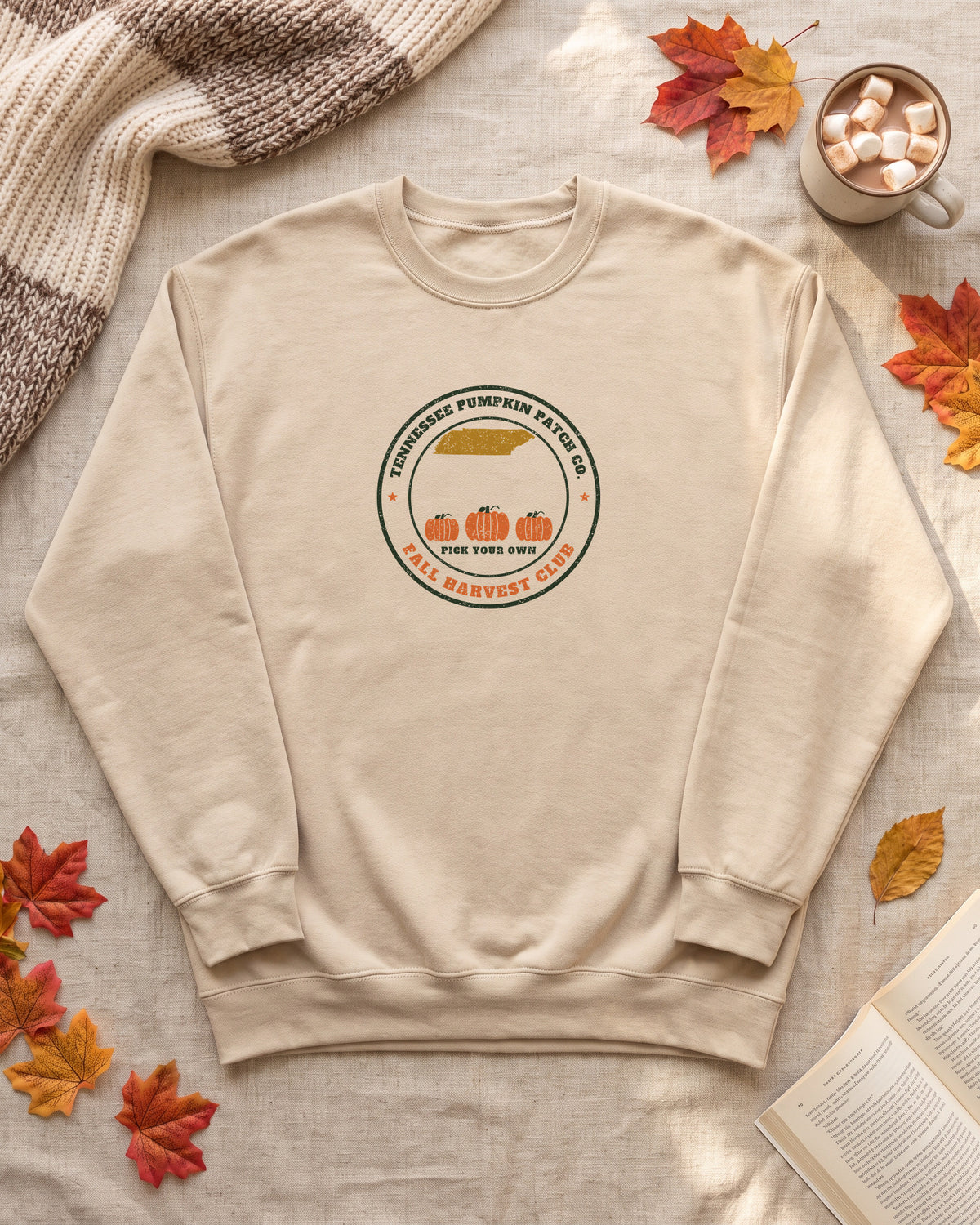 Tennessee Pumpkin Patch Co. Badge Crewneck Sweatshirt (photo)