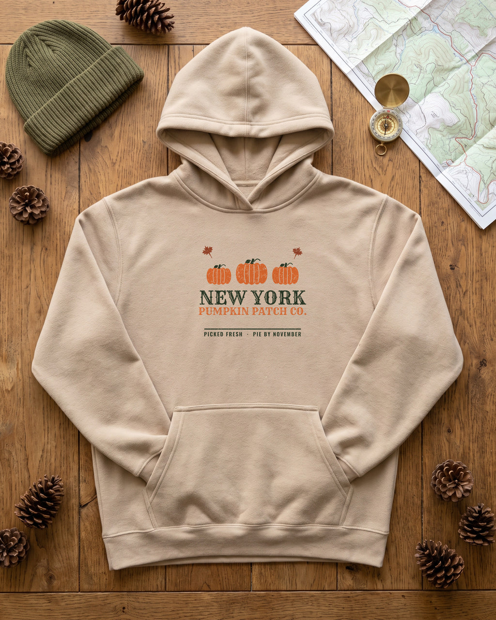 New York Pumpkin Patch Co. Retro Hoodie (photo)