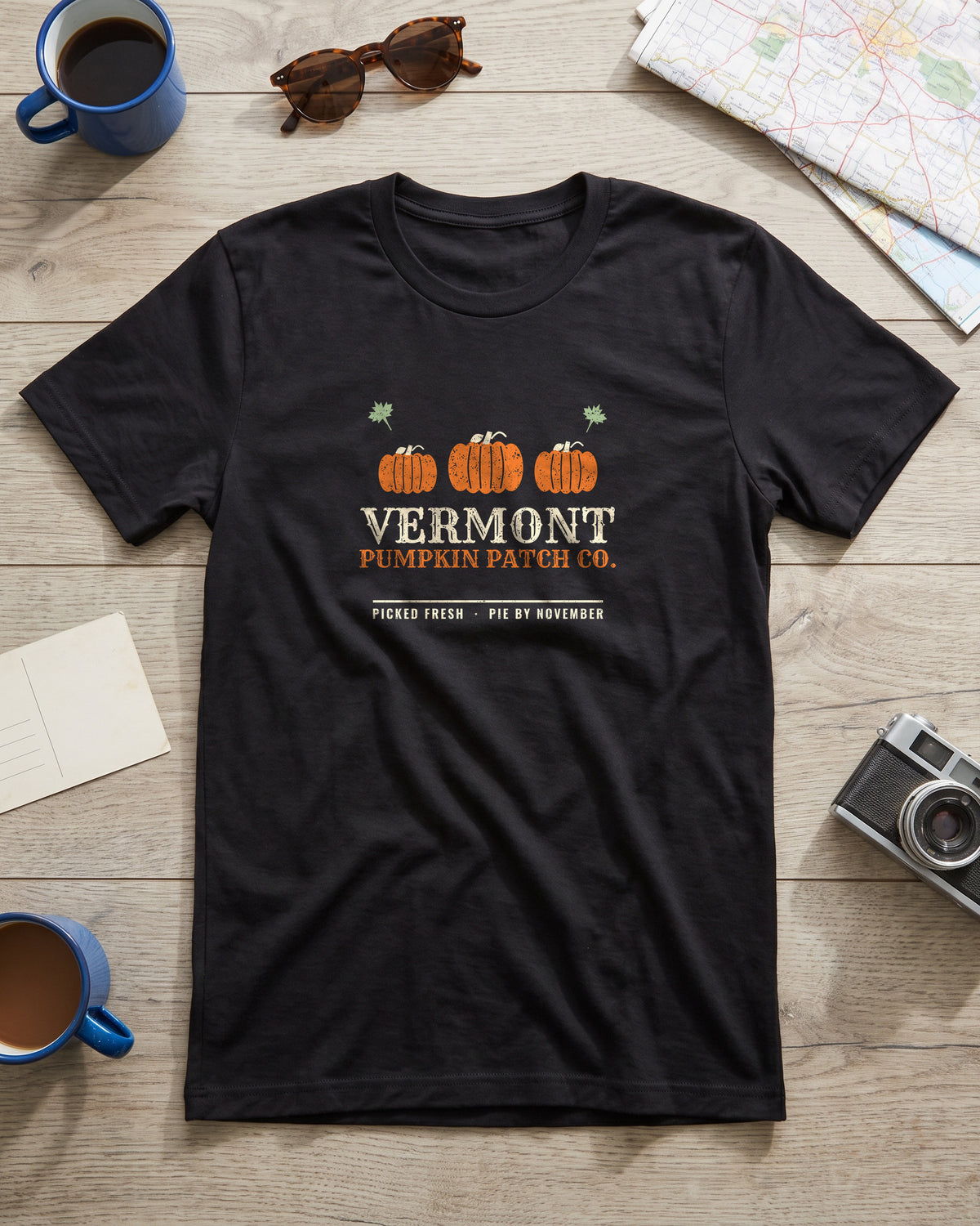 Vermont Pumpkin Patch Co. Retro T-Shirt (photo)