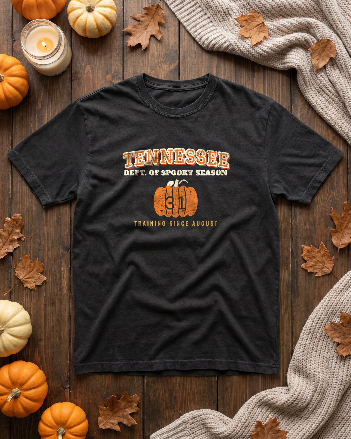 Tennessee Dept. of Spooky Season Varsity T-Shirt (photo)