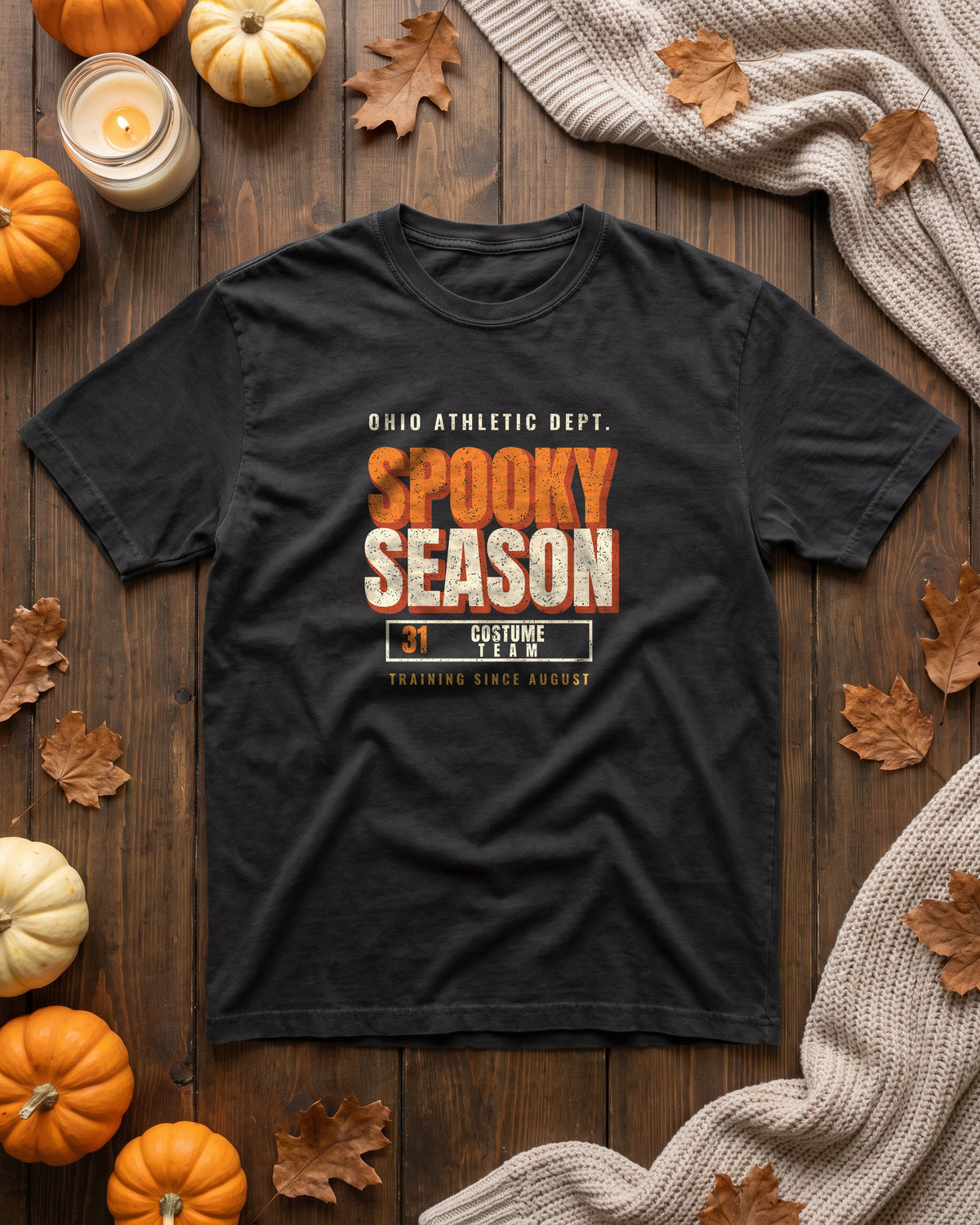 Ohio Spooky Season Athletic Dept. T-Shirt (photo)