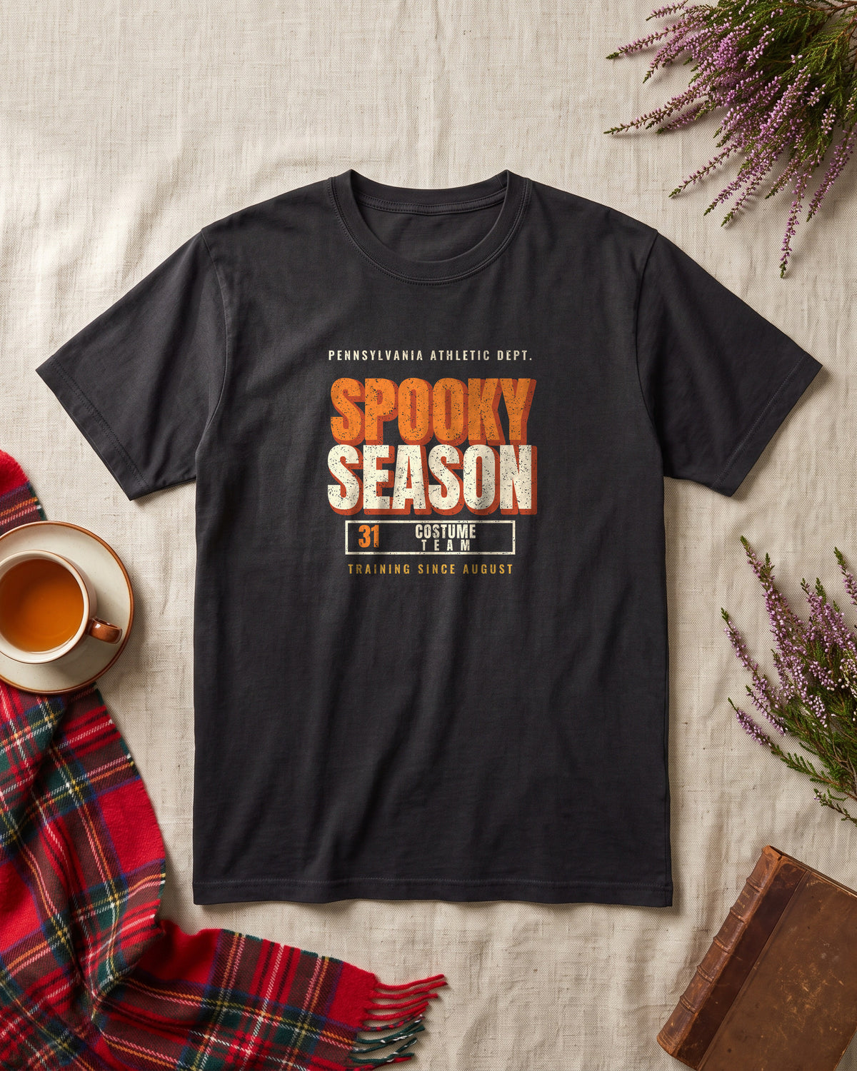 Pennsylvania Spooky Season Athletic Dept. T-Shirt (photo)