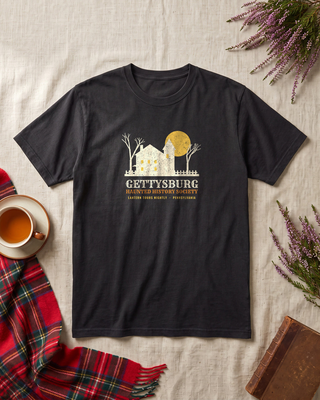Gettysburg Pennsylvania Haunted History Society T-Shirt (photo)