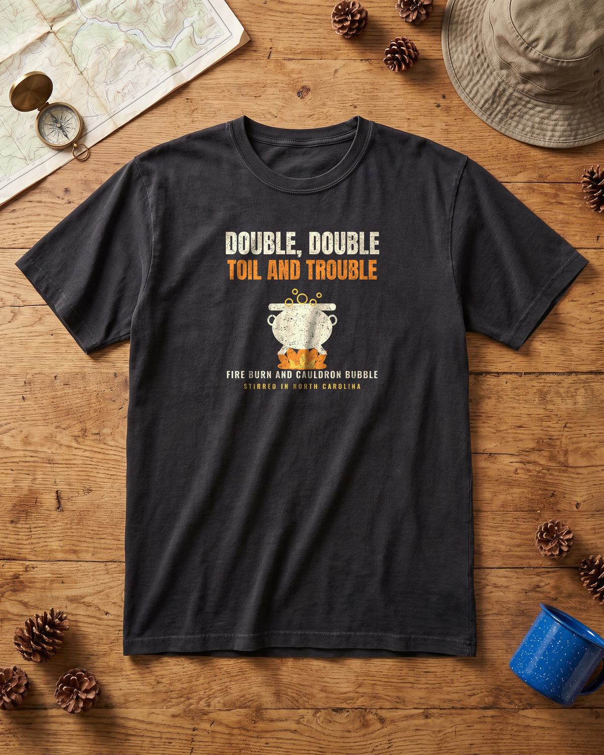 Double Double Toil and Trouble North Carolina T-Shirt (photo)