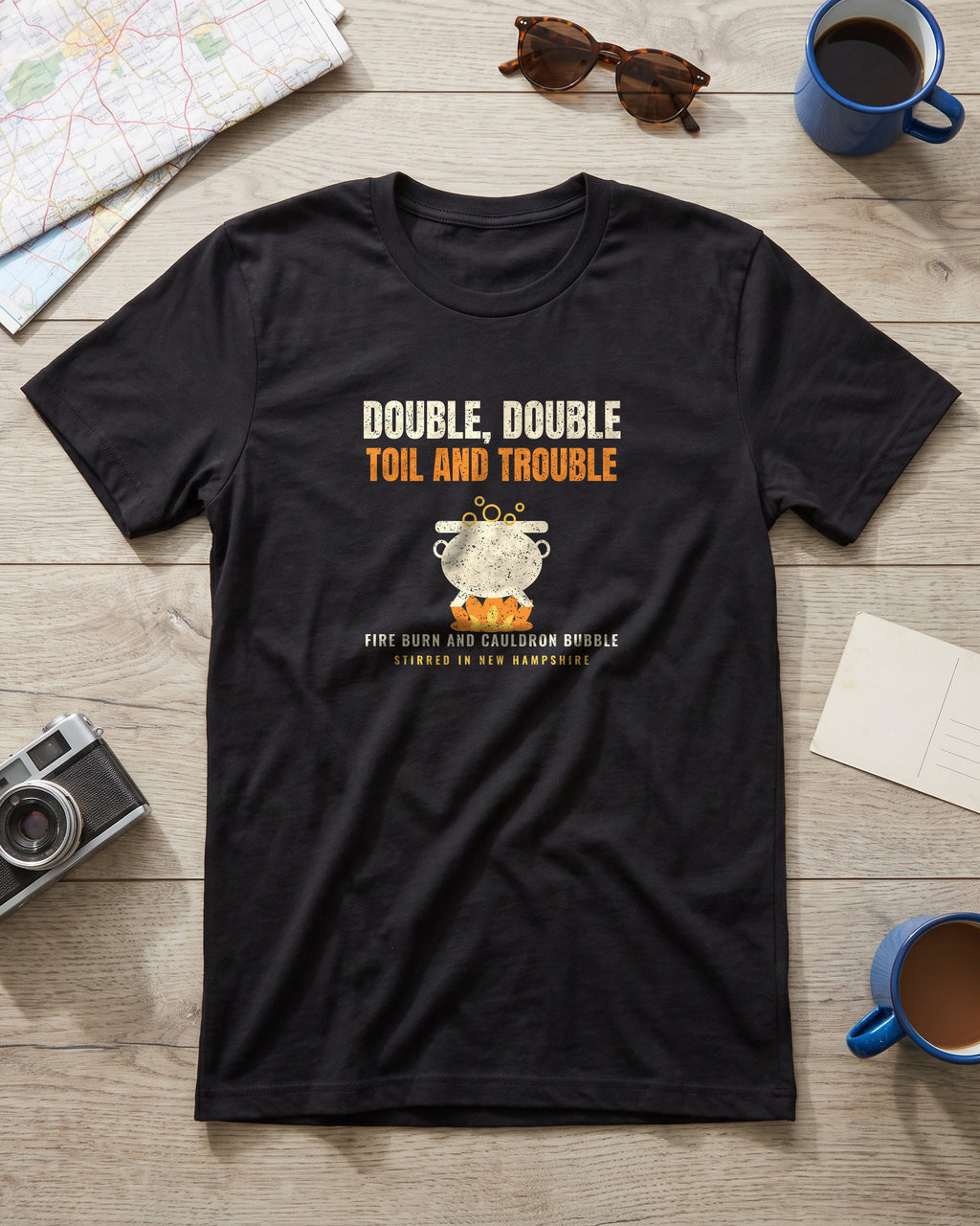 Double Double Toil and Trouble New Hampshire T-Shirt (photo)