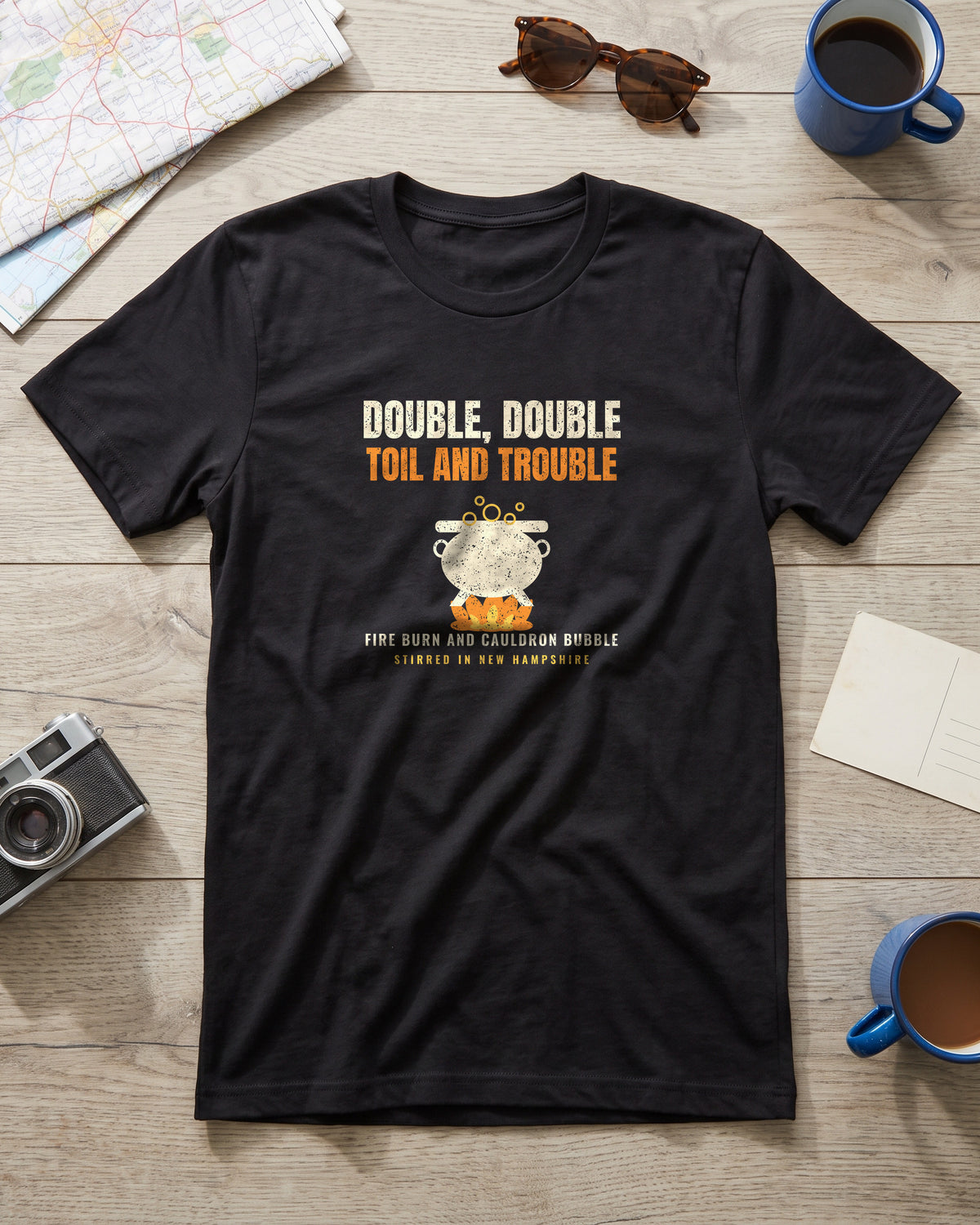 Double Double Toil and Trouble New Hampshire T-Shirt (photo)