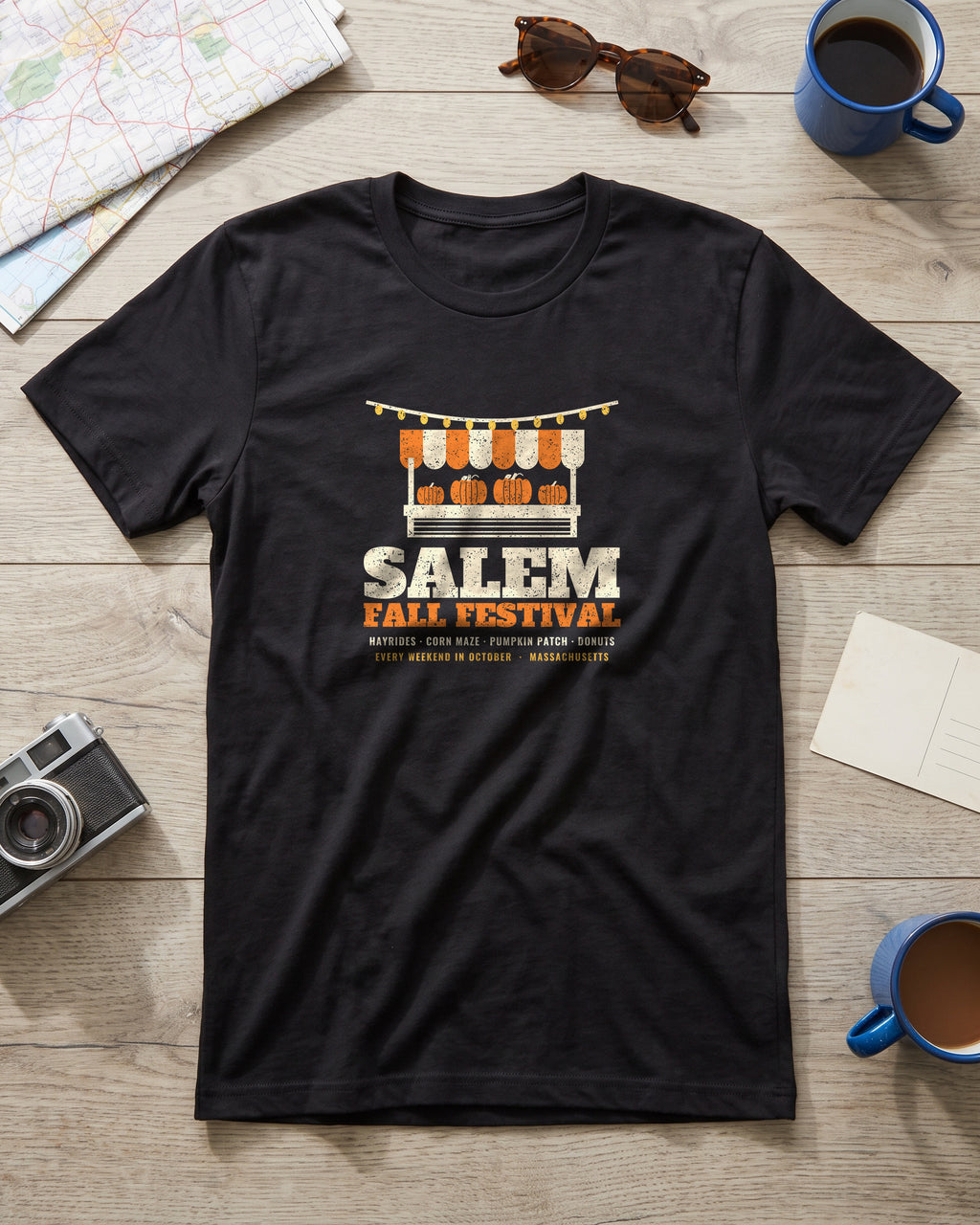Salem Massachusetts Fall Festival Farm Stand T-Shirt (photo)