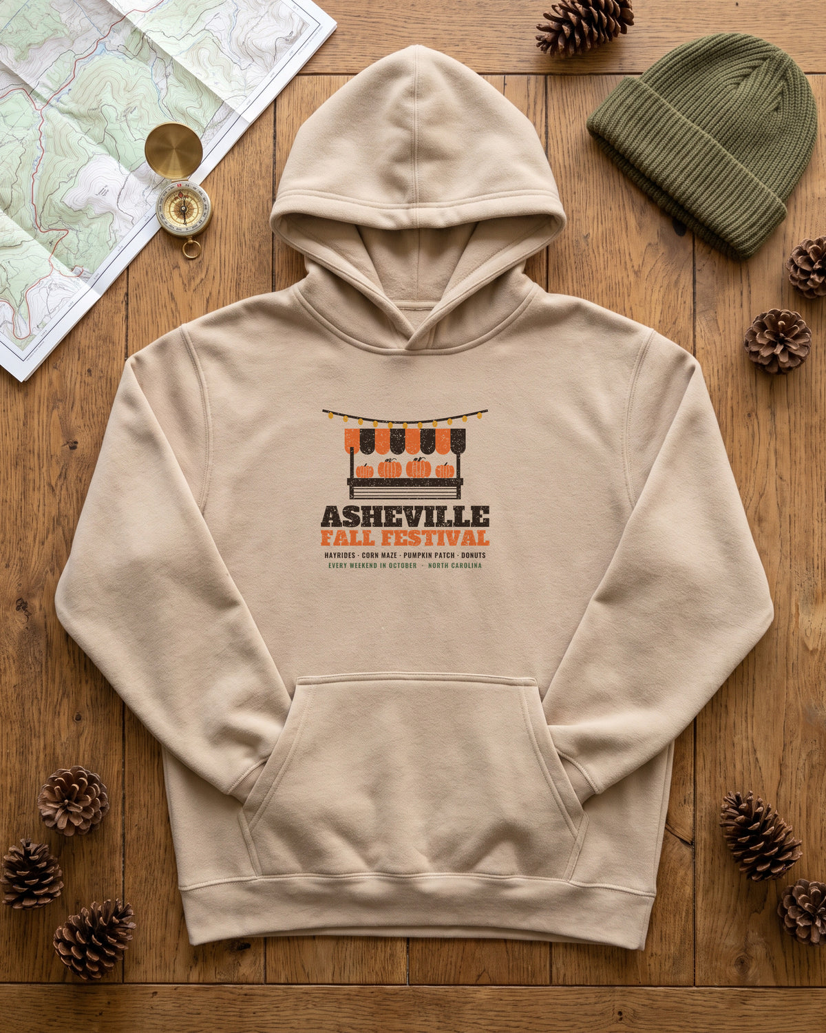 Asheville North Carolina Fall Festival Farm Stand Hoodie (photo)