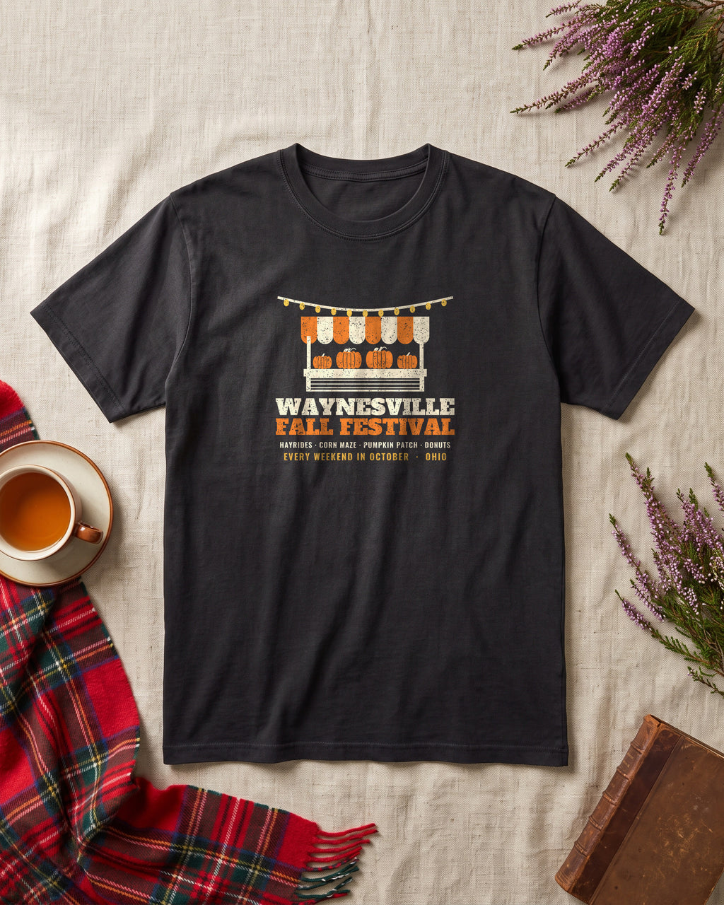 Waynesville Ohio Fall Festival Farm Stand T-Shirt (photo)