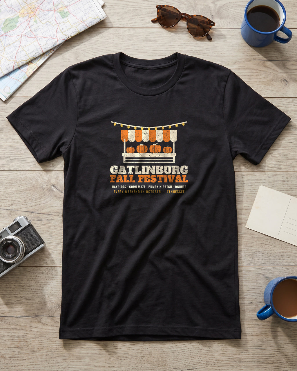 Gatlinburg Tennessee Fall Festival Farm Stand T-Shirt (photo)