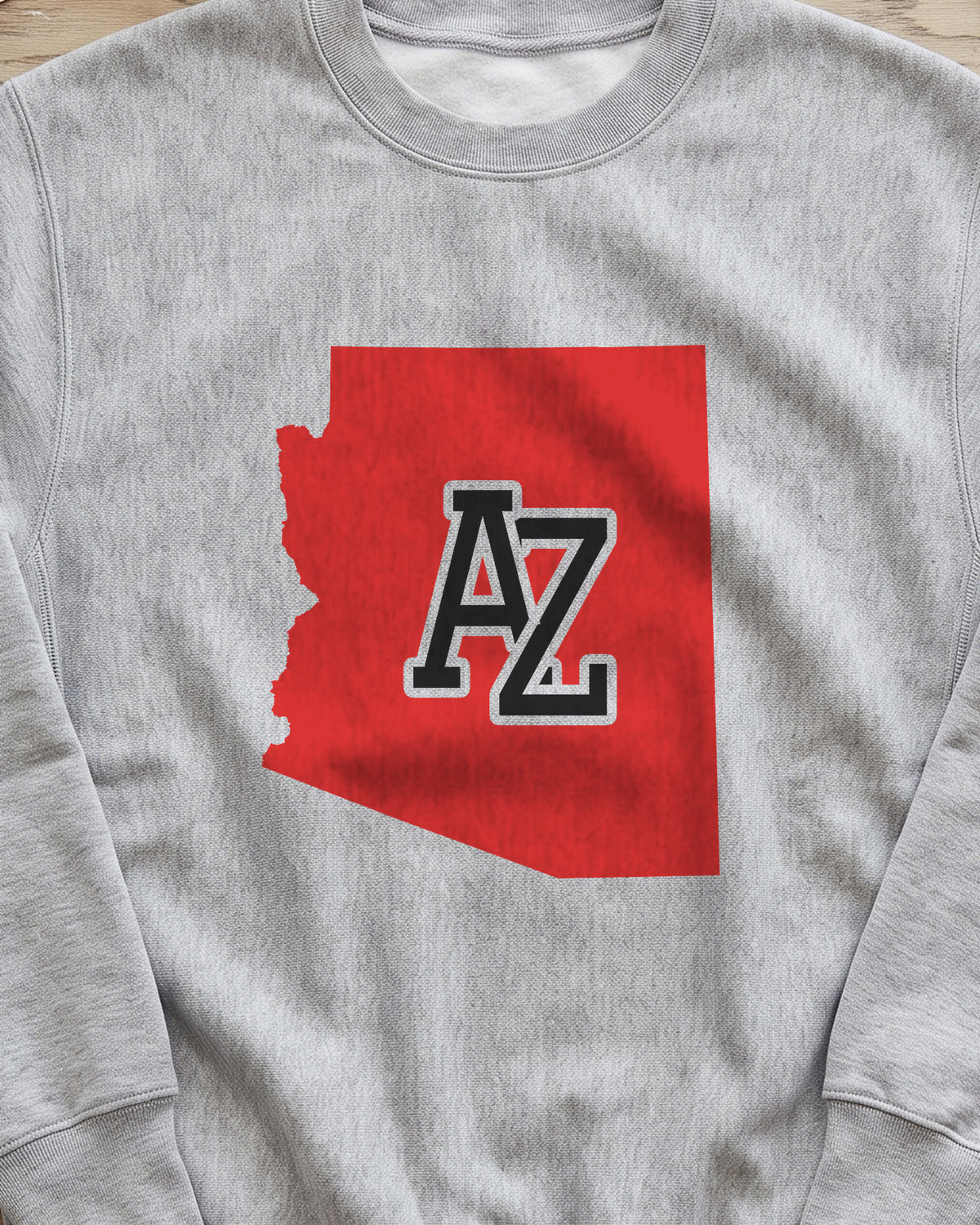 Arizona Varsity Monogram Map Crewneck Sweatshirt (close-up)