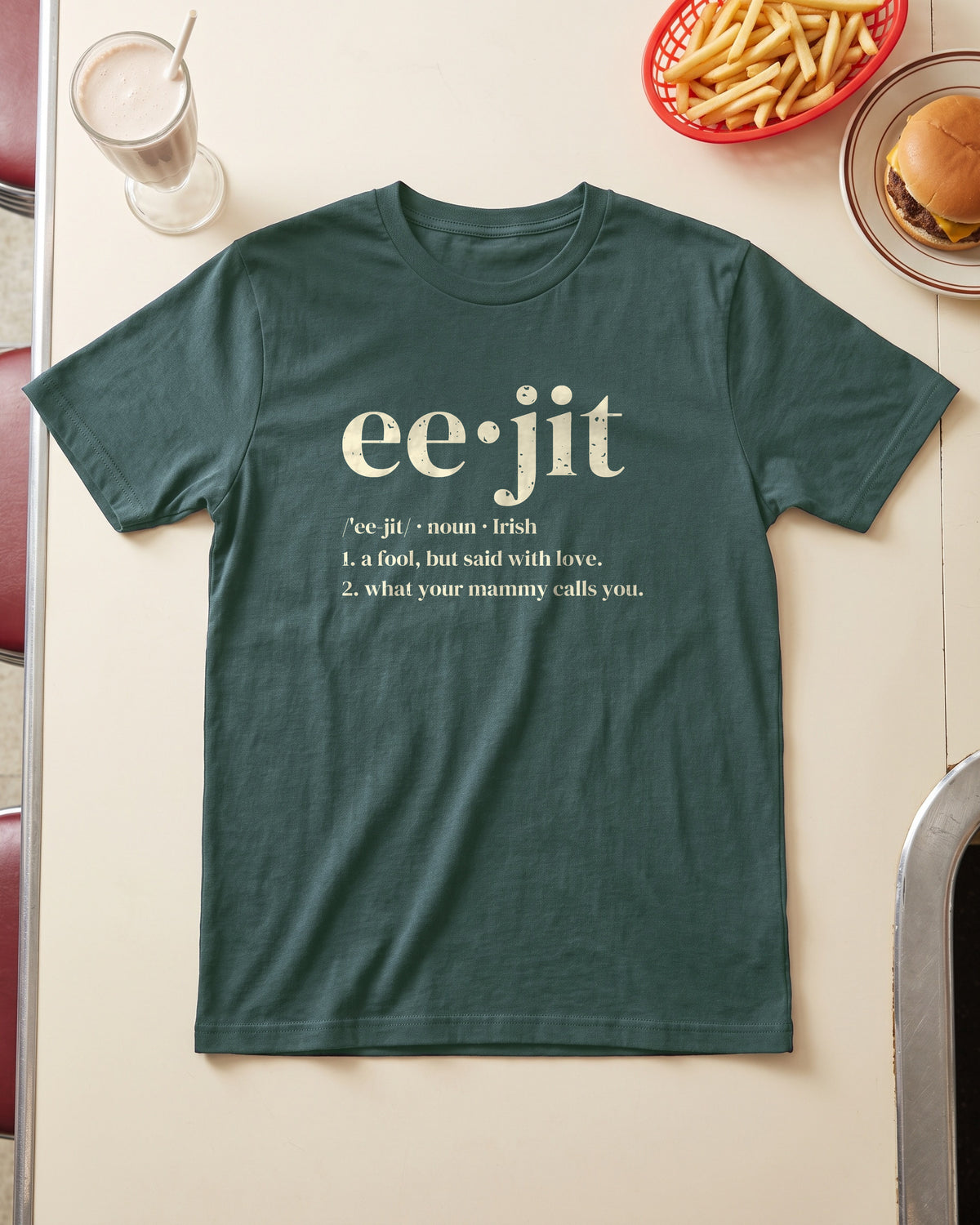 Eejit Irish Slang Dictionary Definition T-Shirt (photo)