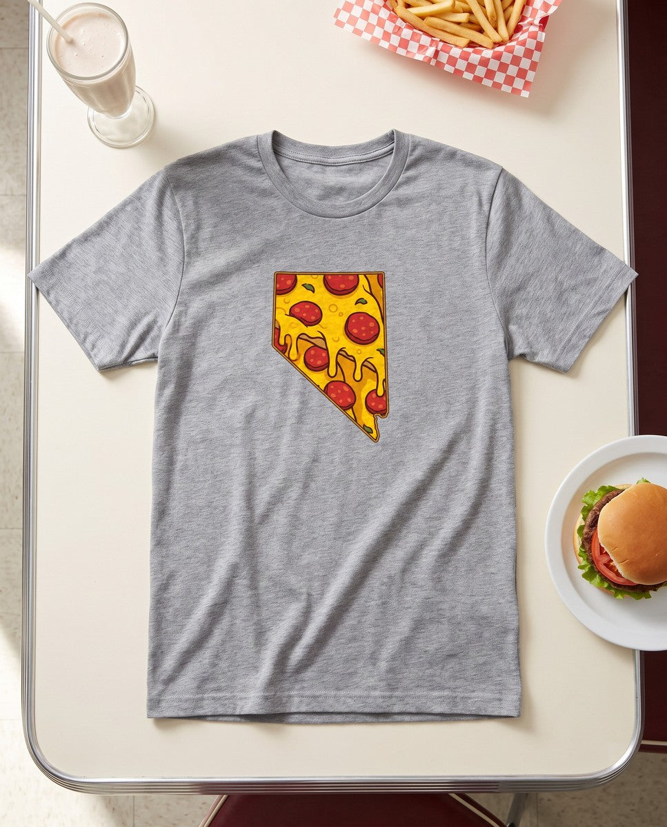 Nevada Pizza Map T-Shirt (photo)