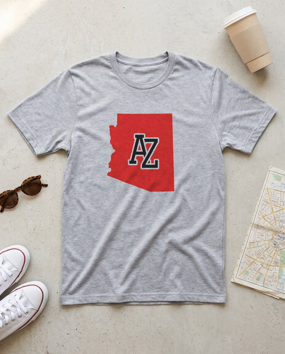 Arizona Varsity Monogram Map T-Shirt (photo)