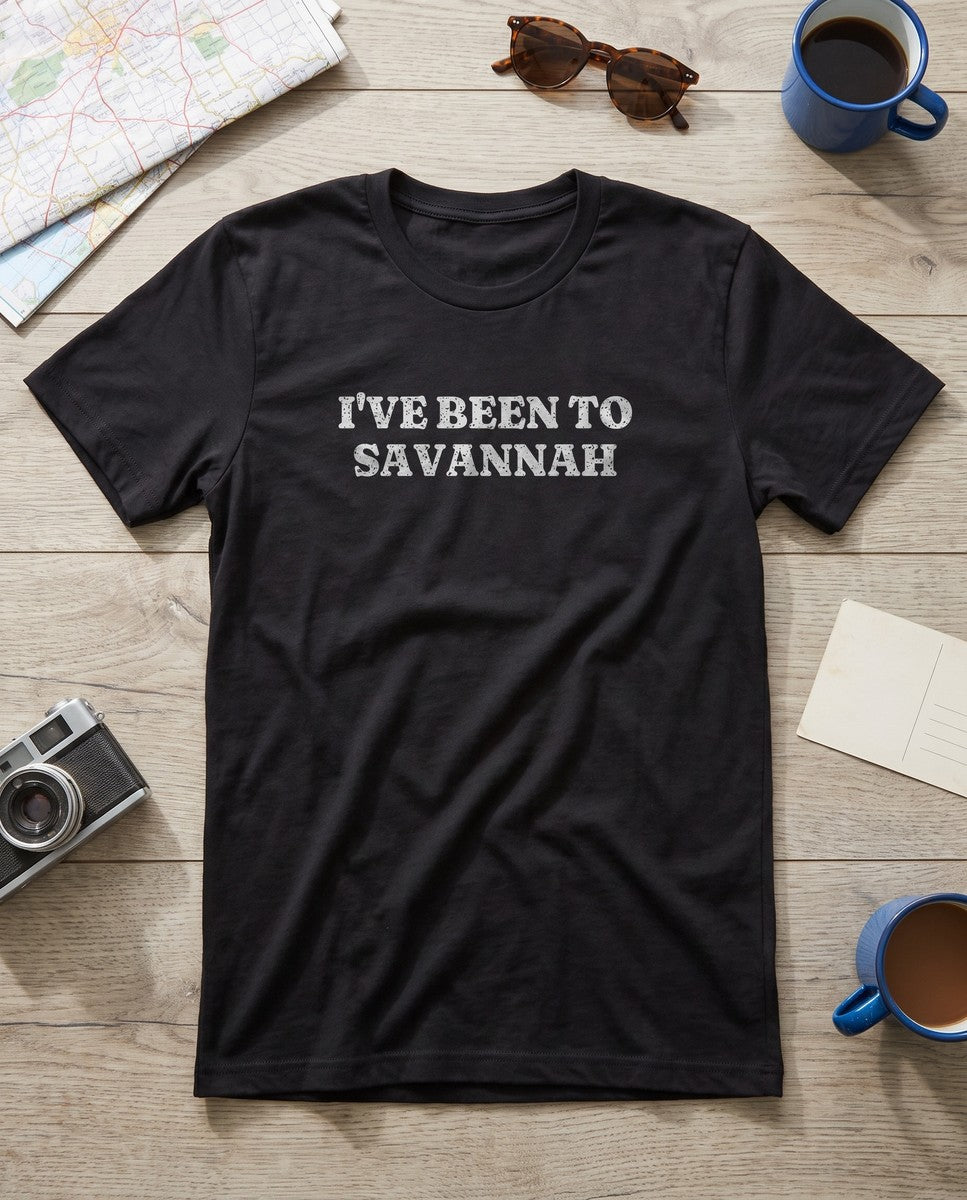 I've Been to Savannah Vintage Travel Souvenir T-Shirt (photo)
