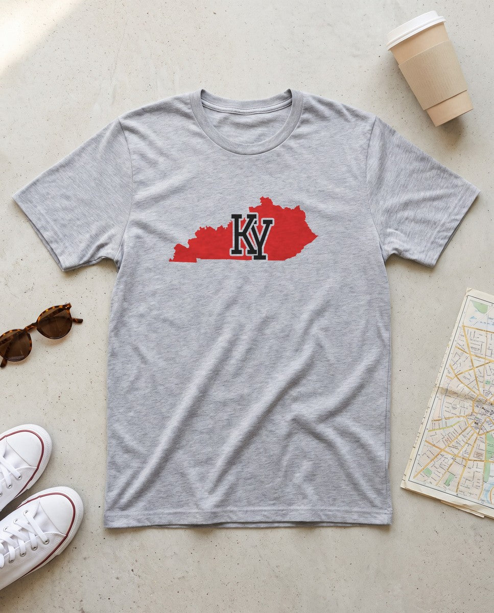 Kentucky Varsity Monogram Map T-Shirt (photo)